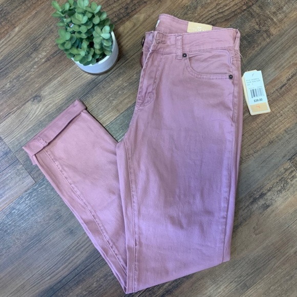 Copper Key Denim - Copper Key pink tapered pants sz5